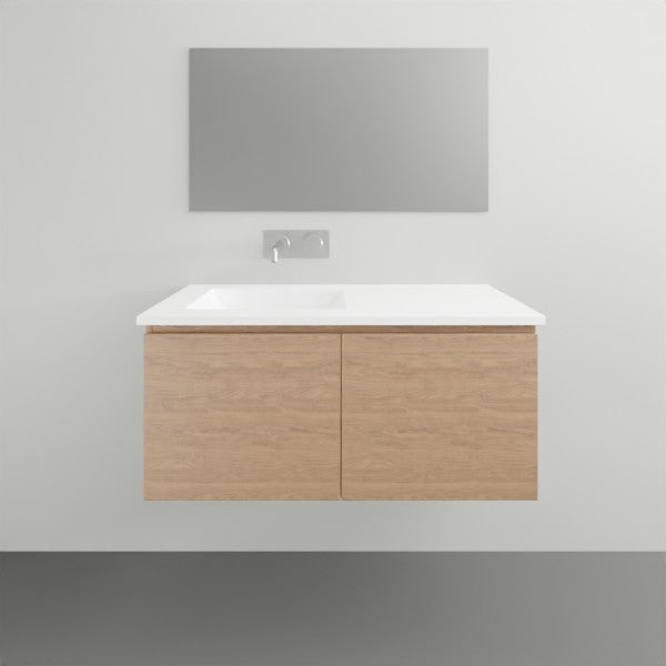 ADP Glacier Lite All Door Slim Vanity with Ceramic Top