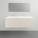 ADP Glacier Lite All Drawer Slim Vanity with Ceramic Top - 1200mm Double Bowl | The Blue Space