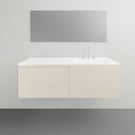 ADP Glacier Lite All Drawer Slim Vanity with Ceramic Top - 1200mm Right Bowl | The Blue Space