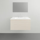 ADP Glacier Lite All Drawer Slim Vanity with Ceramic Top - 750mm Centre Bowl | The Blue Space