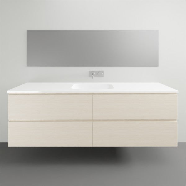 ADP Glacier Lite All Drawer Twin Vanity Solid Surface Top - 1800mm Centre Bowl | The Blue Space