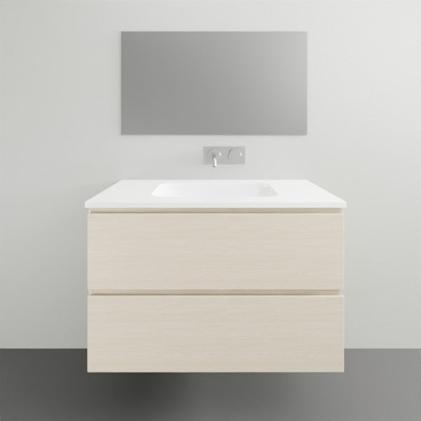 ADP Glacier Lite All Drawer Twin Vanity Solid Surface Top - 900mm Centre Bowl | The Blue Space
