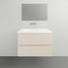 ADP Glacier Lite All Drawer Twin Vanity with Ceramic Top