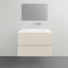 ADP Glacier Lite All Drawer Twin Vanity with Ceramic Top