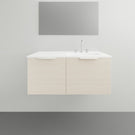 ADP Glacier Lite Door and Drawer Slim Vanity with Cast Marble Top - 900mm Right Bowl | The Blue Space