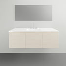 ADP Glacier Lite Door and Drawer Slim Vanity with Ceramic Top - 1200mm Centre Bowl | The Blue Space
