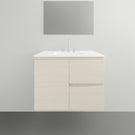 ADP Glacier Lite Twin Vanity with Cast Marble Top - 750mm Centre Bowl | The Blue Space