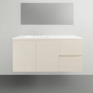 ADP Glacier Lite Twin Vanity with Ceramic Top - 1200mm Left Bowl | The Blue Space