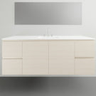 ADP Glacier Lite Twin Vanity with Ceramic Top - 1500mm Centre Bowl | The Blue Space