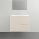 ADP Glacier Lite Twin Vanity with Ceramic Top - 750mm Left Bowl | The Blue Space