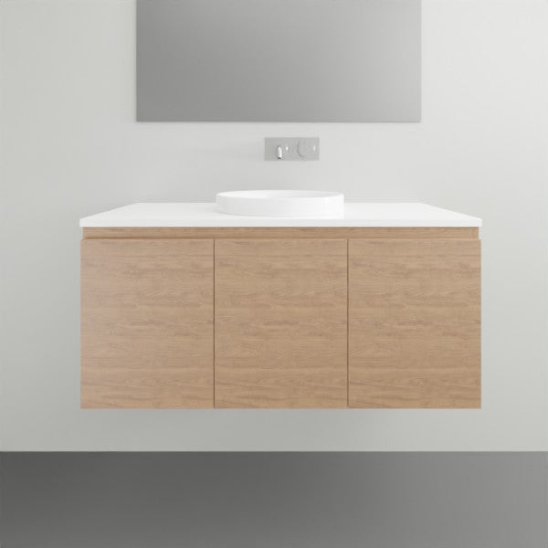 ADP Glacier Lite Twin Vanity with Surface Top - 1050mm Centre Bowl | The Blue Space