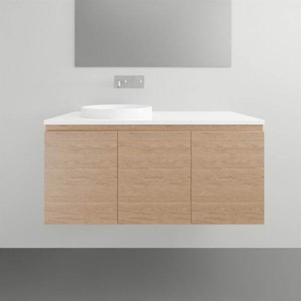 ADP Glacier Lite Twin Vanity with Surface Top - 1050mm Left Bowl | The Blue Space