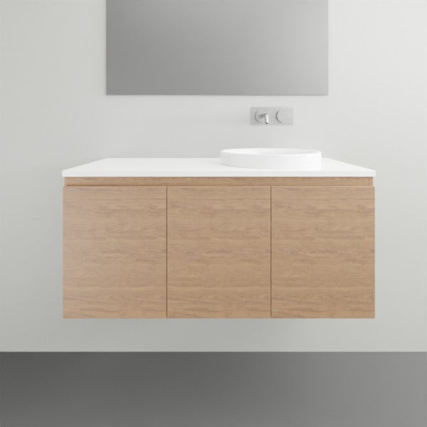 ADP Glacier Lite Twin Vanity with Surface Top - 1050mm Right Bowl | The Blue Space