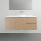 ADP Glacier Lite Twin Vanity with Surface Top - 1200mm Centre Bowl | The Blue Space