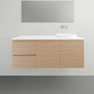 ADP Glacier Lite Twin Vanity with Surface Top - 1200mm Double Bowl | The Blue Space