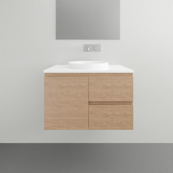ADP Glacier Lite Twin Vanity with Surface Top - 750mm Centre Bowl | The Blue Space