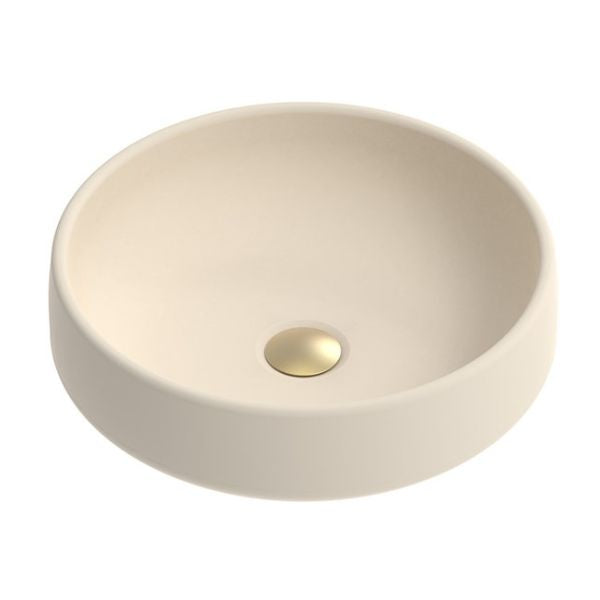 ADP Jeane Concrete 400mm Above Counter Basin - Butter
