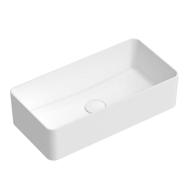 ADP Lisa 470 x 235 Above Counter Basin Matte White