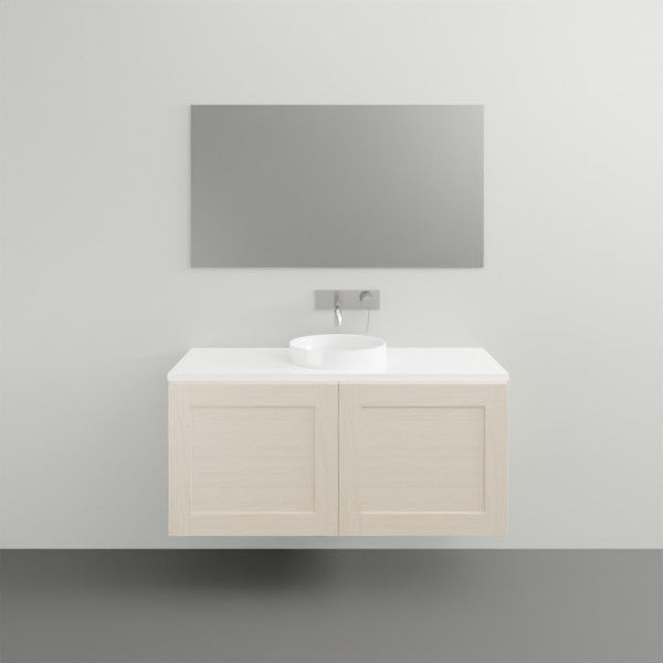 ADP London Mini Wall Hung Vanity - 900mm Matte White Basin | The Blue Space