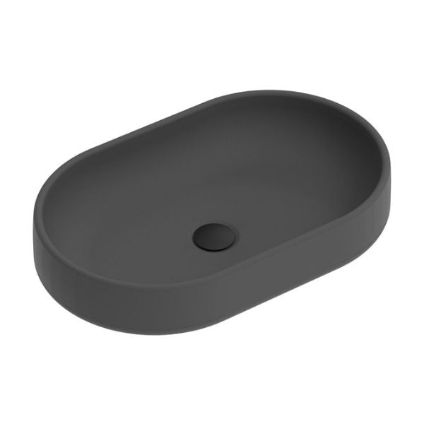ADP Norma Concrete 550 x 350 Above Counter Basin - Charcoal - Image 1