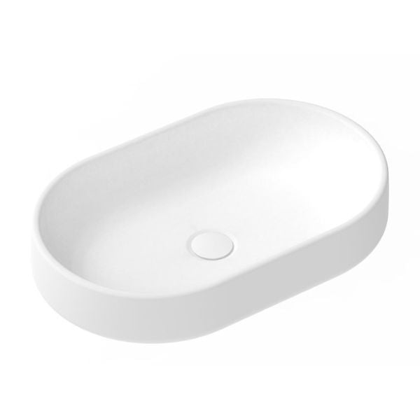 ADP Norma Concrete 550 x 350 Above Counter Basin - Sea Salt - Image 1