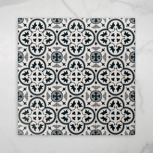 Airlie Mid Blue Matt Cushioned Edge Porcelain Tile 200x200mm