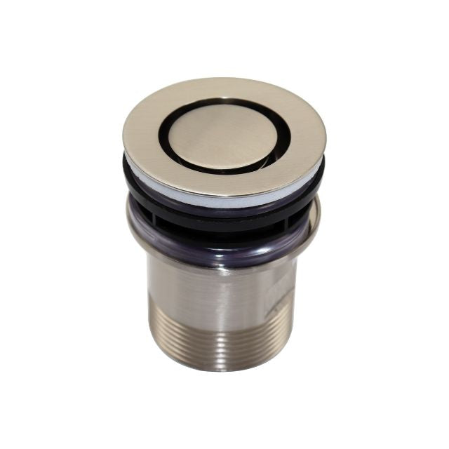 ART Australia 40mm Bath Pop Down® Plug and Waste Brushed Nickel (with overflow)