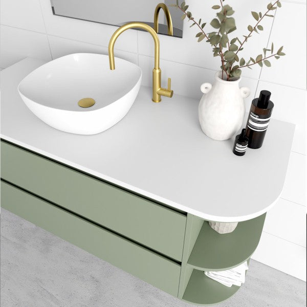 Marquis Avion Wall Hung Vanity with Caesarstone, Vasari or Dekton Top and Basin