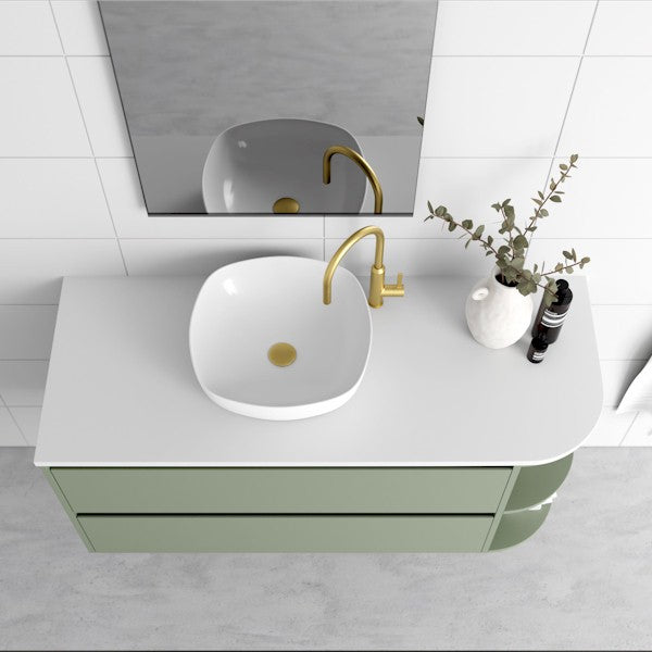 Marquis Avion Wall Hung Vanity with Caesarstone, Vasari or Dekton Top and Basin
