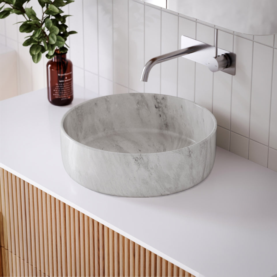 Bao Round 400mm Above Counter Basin Moon Grey