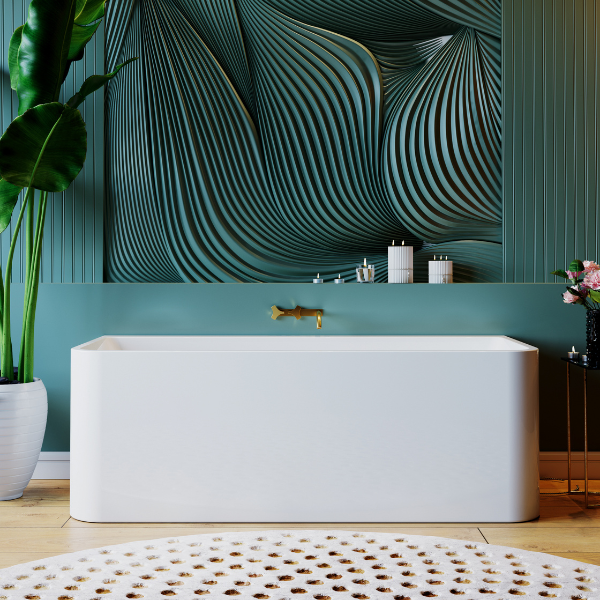 BelBagno Alto Back-to-Wall Bathtub 1700mm