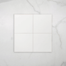 Buller Gloss White Square Tile 200 x 200mm at The Blue Space