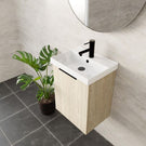 Marquis Caleta Compact Vanity Basin - 430mm On Kick | The Blue Space