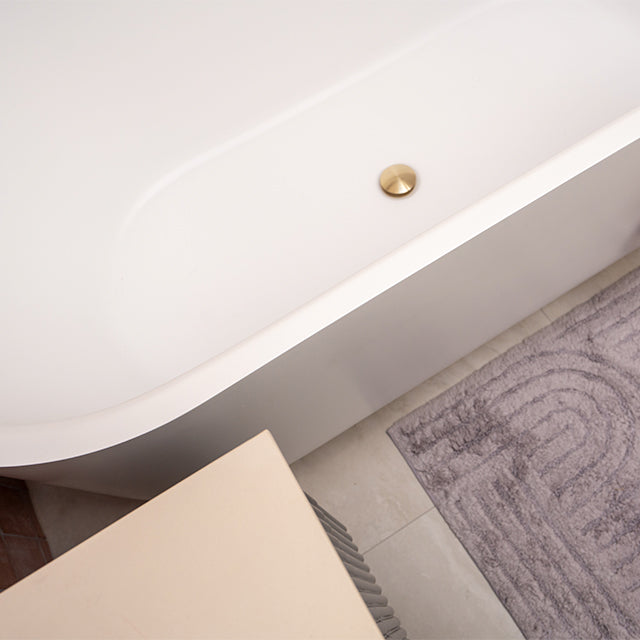 Nero 40mm Bath Pop-Up Plug With Removable Waste No Overflow Brushed Gold