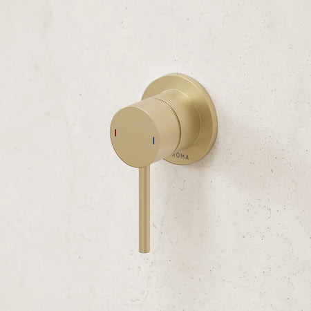 Caroma Liano II Bath/Shower Mixer Brushed Brass