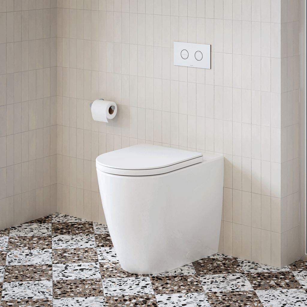 Caroma Urbane II Luxe Cleanflush Wall Faced Invisi Series II Toilet Suite - Image 1