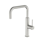Urbane II Sink Mixer in Brushed Nickel pictured with optional Liano II sink mixer handle in Brushed Nickel (available as an additional purchase)