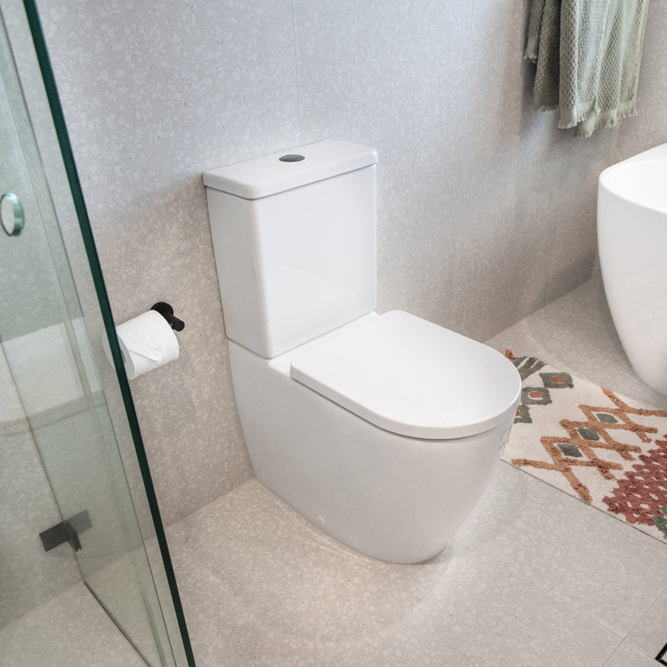 Caroma Urbane II Cleanflush Wall Faced Toilet Suite