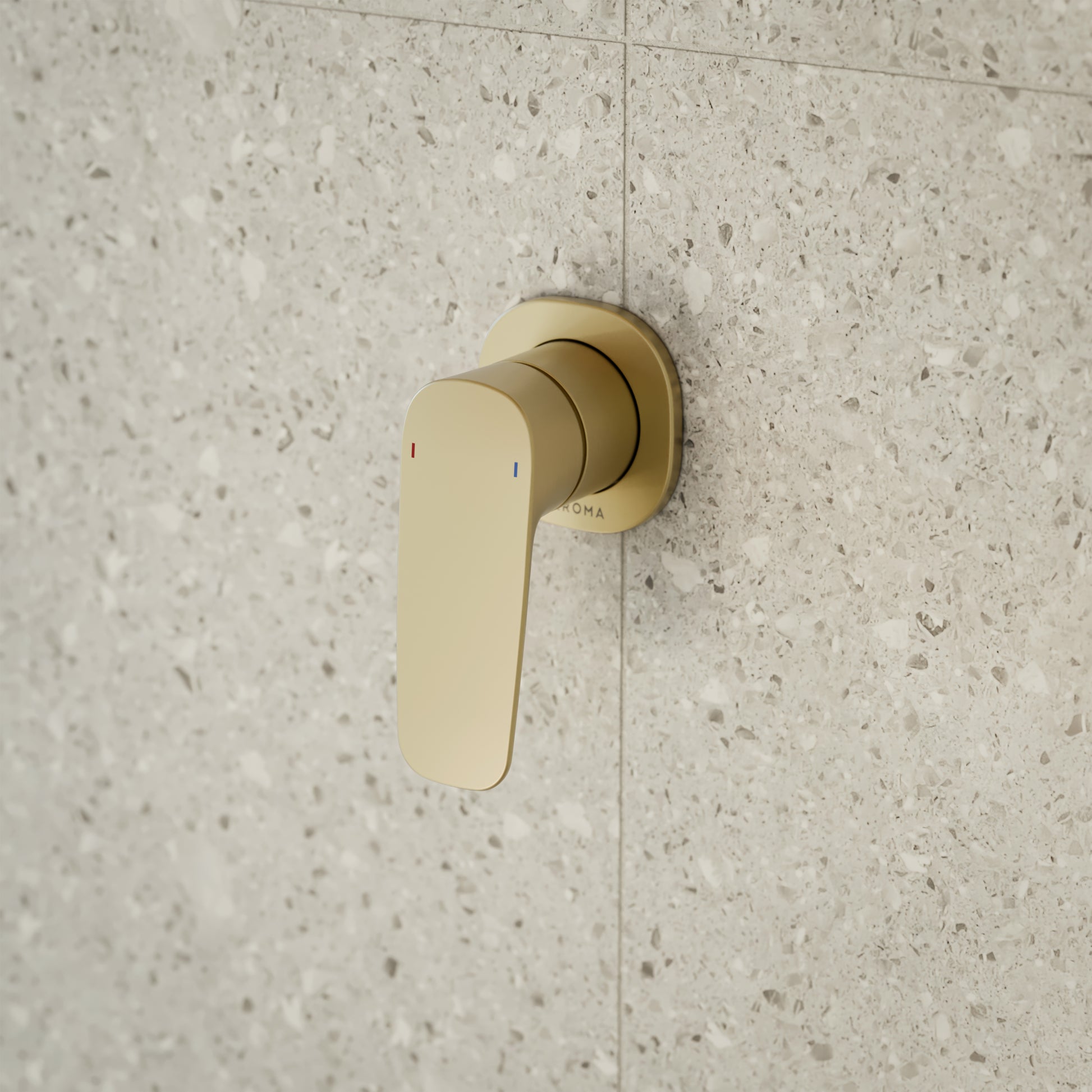 Caroma Contura II Bath/Shower Mixer - Brushed Brass