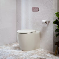 Caroma Contura II Cleanflush Invisi Series II Wall Faced Suite - Clay