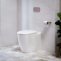 Caroma Contura II Cleanflush Invisi Series II Wall Faced Suite - White