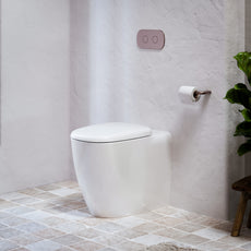 Caroma Contura II Cleanflush Invisi Series II Wall Faced Suite - White