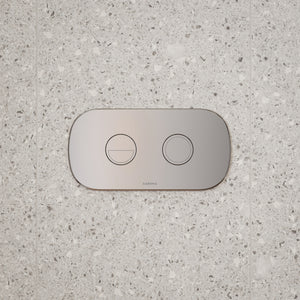 Caroma Contura II Invisi Series II Round DC Dual Flush Button Panel - Chrome