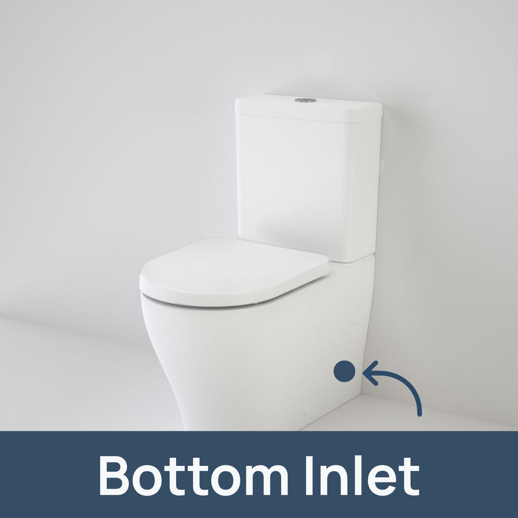 Caroma Luna Slim Cleanflush Toilet Suite - Upgraded Seat Design