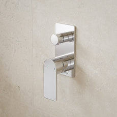 Caroma Urbane II Bath/Shower Mixer with Diverter Rectangle Chrome
