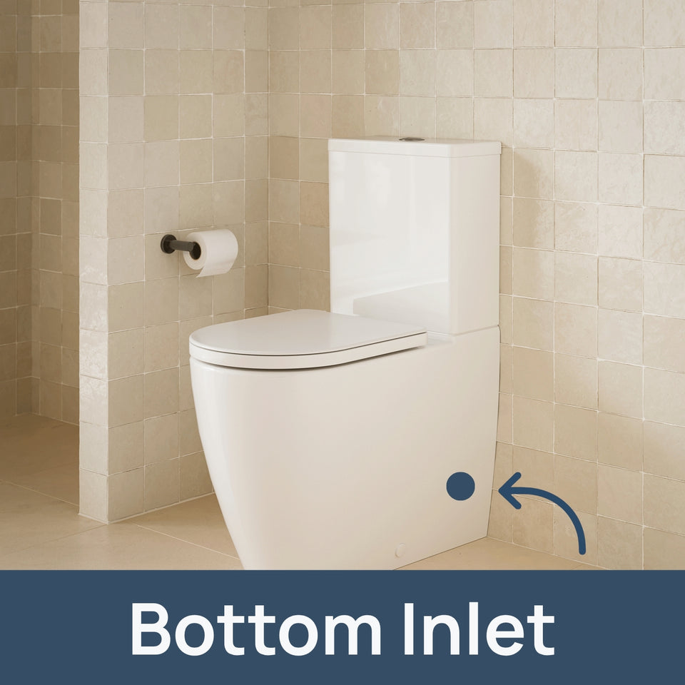 Caroma Urbane II Luxe Cleanflush Wall Faced Toilet Suite - Upgraded Seat Design