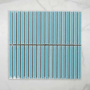 Castaways Water Gloss Kit Kat Porcelain Mosaic Tile 15x145mm