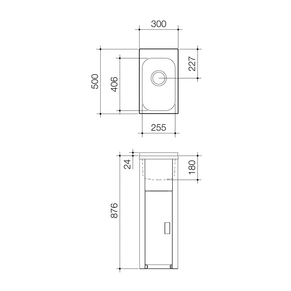 Clark Utility Mini 16 Litre Laundry Tub and Cabinet