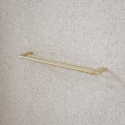 Caroma Contura II 620mm Double Towel Rail - Brushed Brass