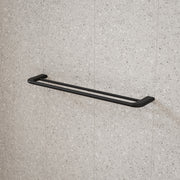 Caroma Contura II 620mm Double Towel Rail - Matte Black